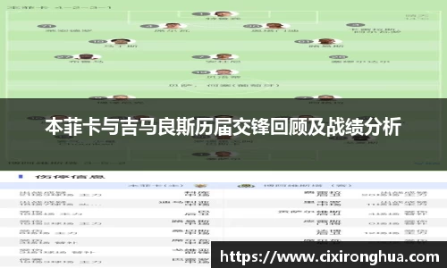 本菲卡与吉马良斯历届交锋回顾及战绩分析